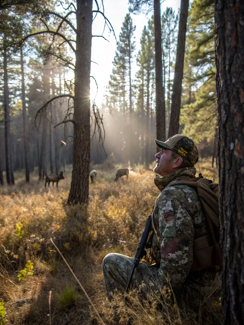 A photograph of a wildlife ranger inspecting a snare trap removed from a protected area, highlighting the fight against poaching.